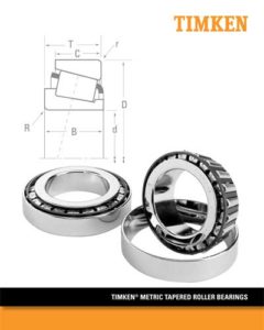 メートル系テーパローラベアリング